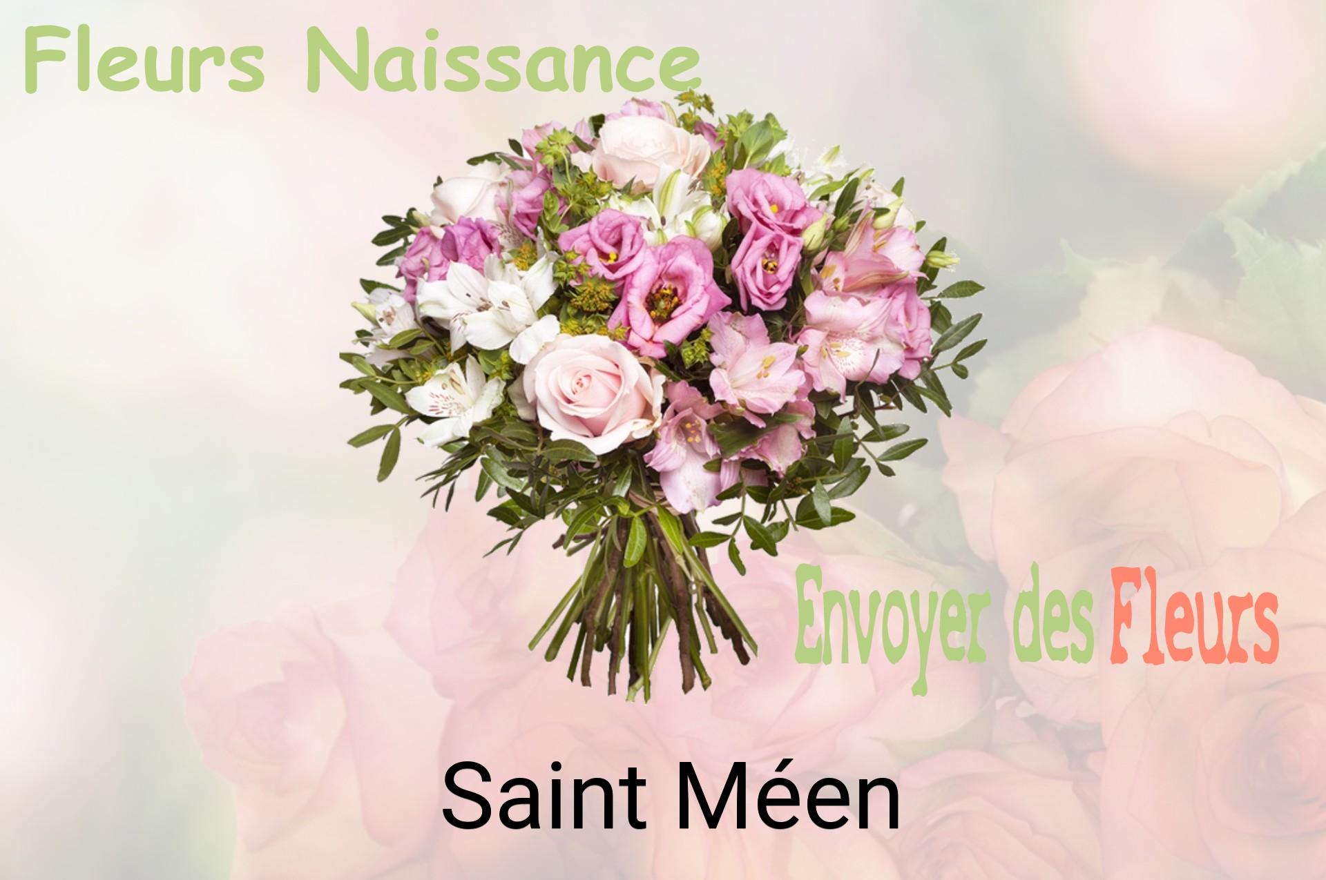 Bouquet de fleurs de naissance livré à Saint-Méen